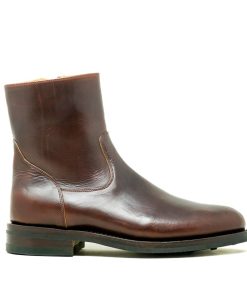 Pokten Zip Boot Dark Brown