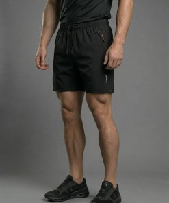 Black Ice Silk Active Shorts V2
