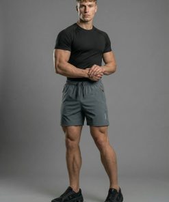 Light Gray Ice Silk Active Shorts V2