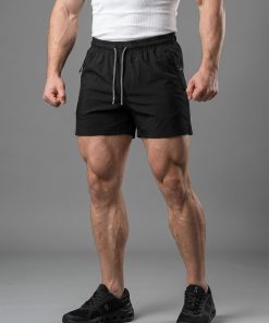Black Ice Silk Active Shorts